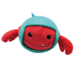 Dog Toy Plush Helmet Head Lobster Pawz to Clawz  Dog Toy Plush Helmet Head Lobster Pawz to Clawz